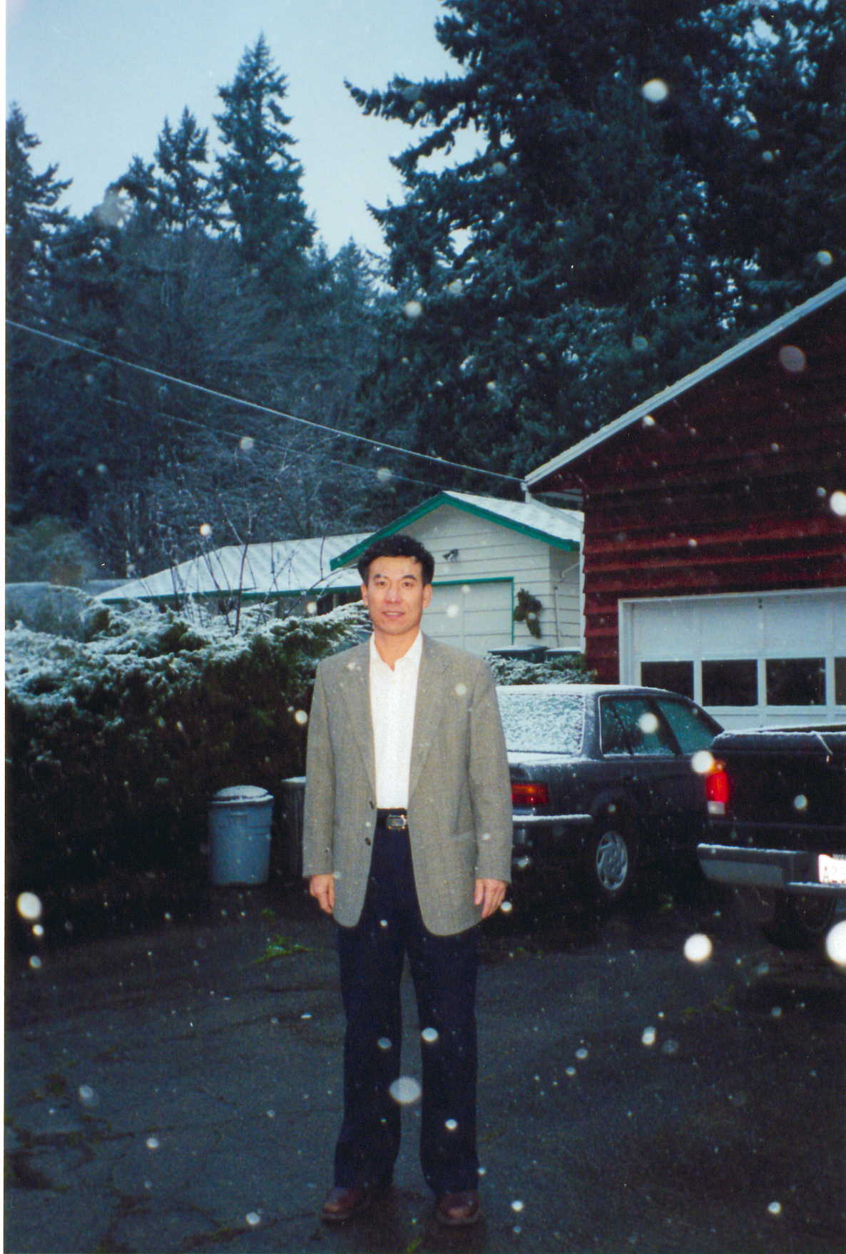 雨雪中